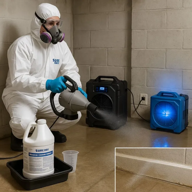 Sanitization and Odor Removal process in Valley View, OH