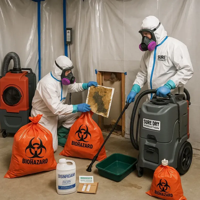 Contaminated Water Handling Protocols process in Valley View, OH