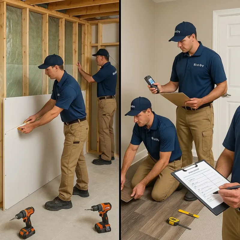 Repairs and Reconstruction process in Valley View, OH